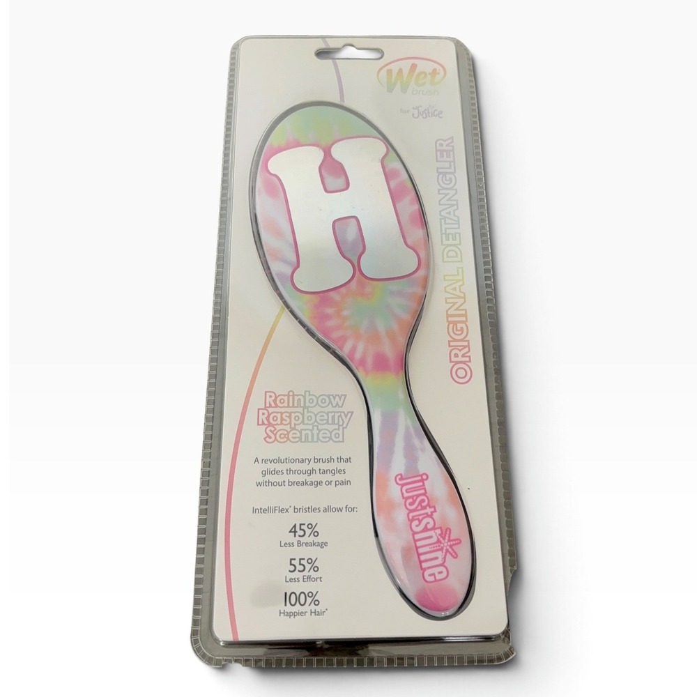 Wet Brush The Original Detangler Hair Brush Pink Yellow Tie Dye IntelliFlex NEW